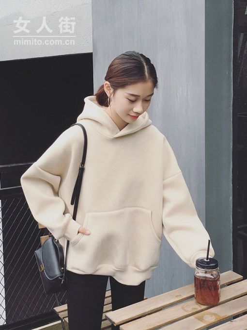 韩妞的青春卫衣，舒适一整个冬季！